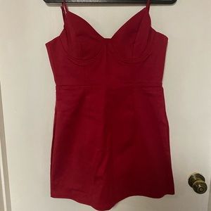 Princess polly: novella mini dress red size 6